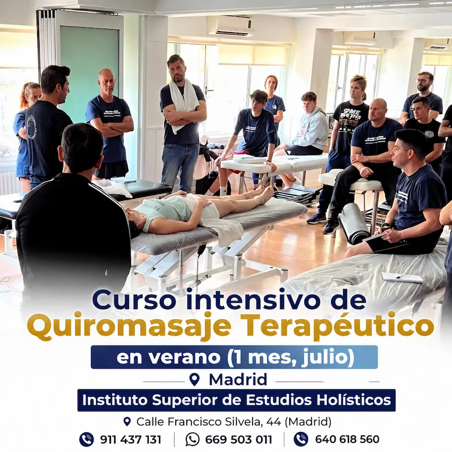 curso intensivo de quiromasaje terapéutico en madrid