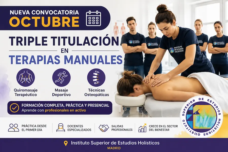 triple titulacion en terapias manuales madrid